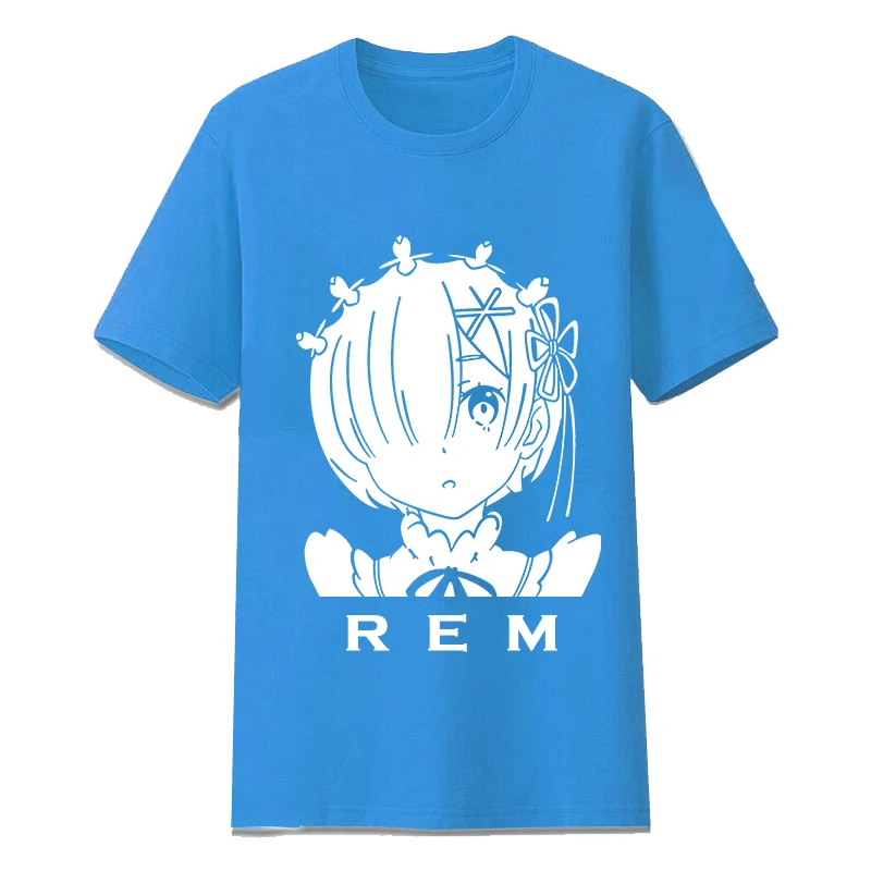 Футболка мужская с коротким рукавом хлопковый костюм для подружек Re Zero Kara Hajimeru