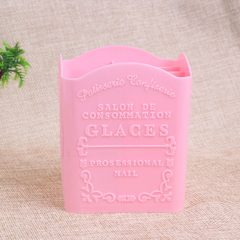 4 отделения для дизайна ногтей Раскрашивание ручек держатель хранения коробка