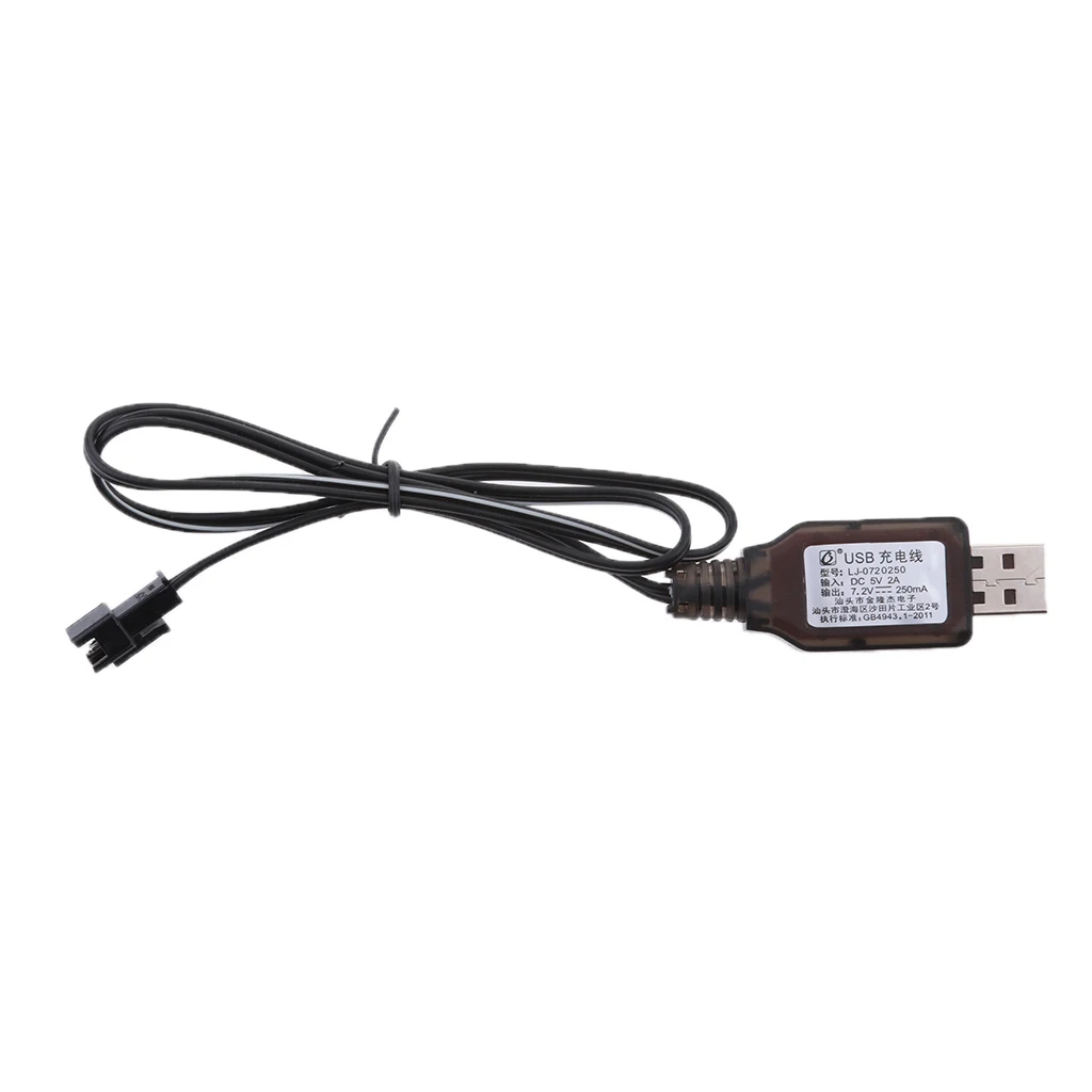 Кабель для зарядки аккумуляторов с USB на SM 2P гнездовой разъем NI MH Cd
