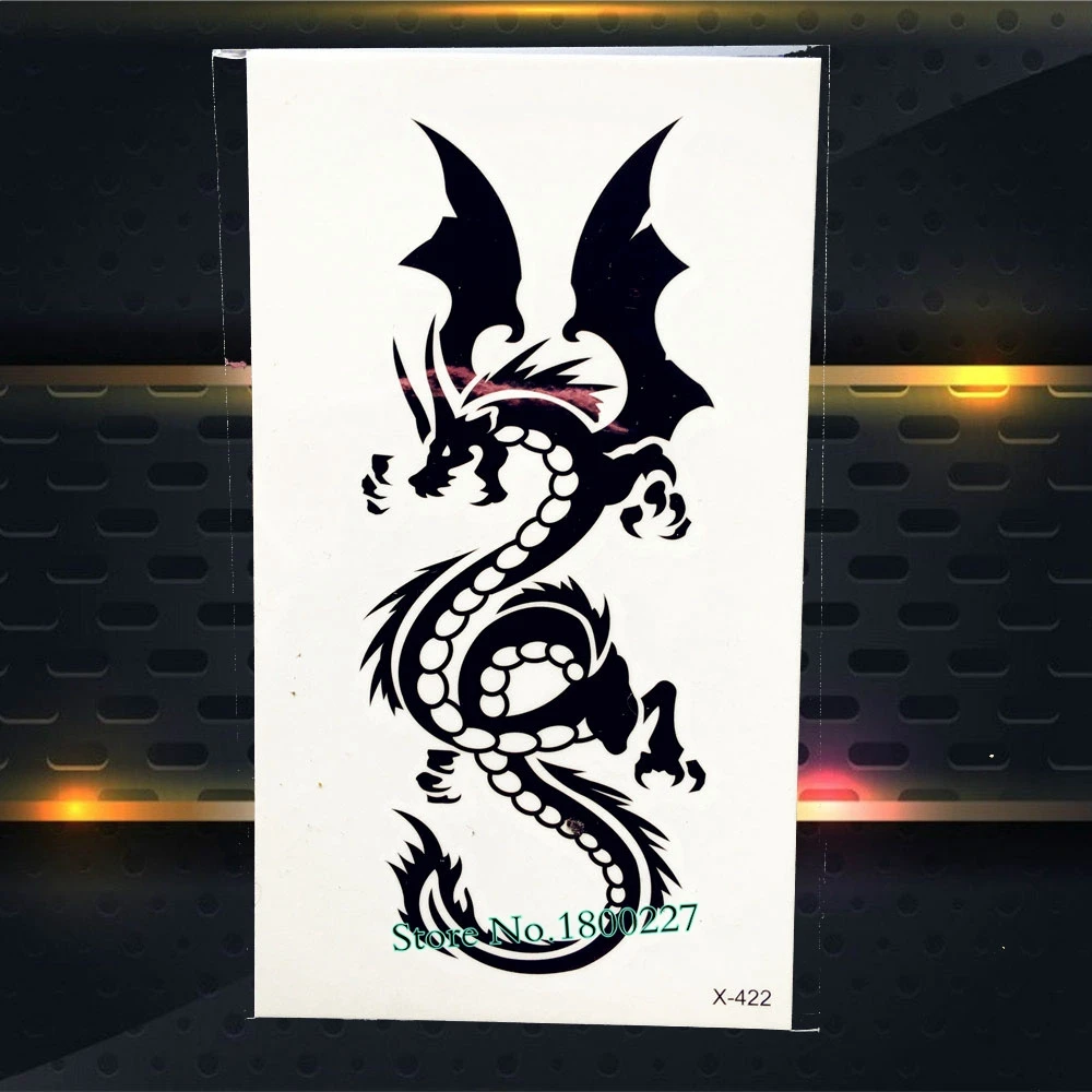 Черная лося олень Moose рога временная татуировка водонепроницаемые татуировки