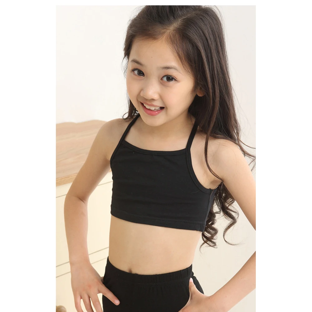 Повседневное молодых Обувь для девочек Спортивные бюстгальтеры камзолы Solid