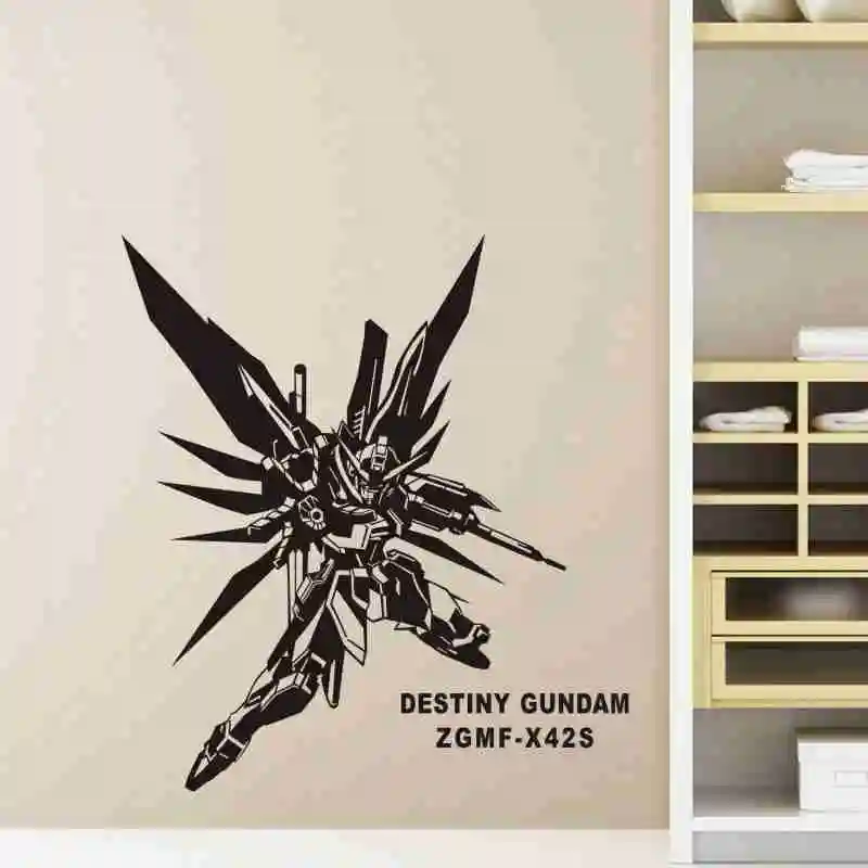 Виниловая наклейка на стену GUNDAM стикеры Декор для дома декоративное украшение