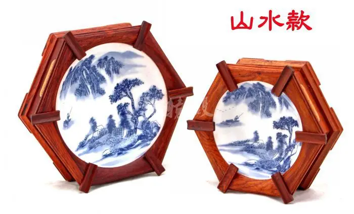 Оптовая продажа подставка из искусственного розового дерева фарфоровые