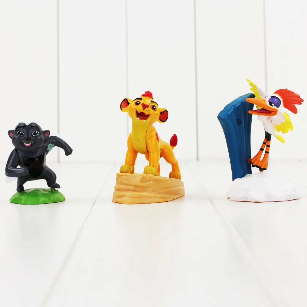 5 шт./лот Хранитель лев Король Лев Kion ПВХ Фигурки Bunga Beshte Фули оно животных