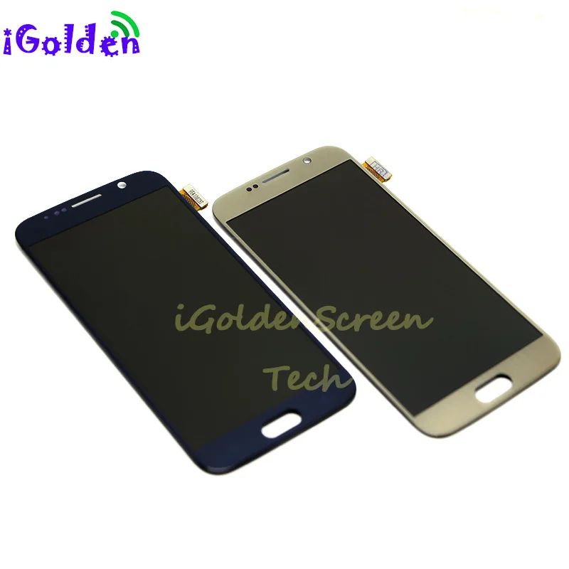 Для Samsung galaxy S6 ЖК-дисплей сенсорный экран дигитайзер G920i G920P G920f G920V G920A G920W8 pantalla для