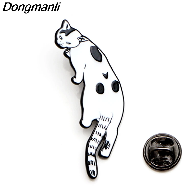 P3783 Dongmanli Junji Ito и Cat Uzumaki металлические эмалированные броши и булавки Нагрудный значок для рюкзака воротник ювелирные изделия