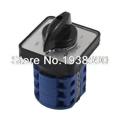 Ui 660 В Ith 12A Шесть Позиций 3 Фазы Универсальный Ротари Cam Переключатель|switch