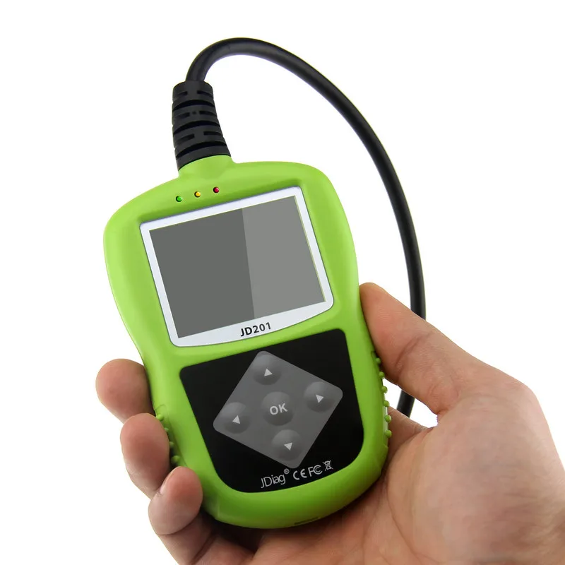 JDiag оригинальный OBD2 код читателя автомобильной сканер Цвет Экран OBDII/EOBD/CAN