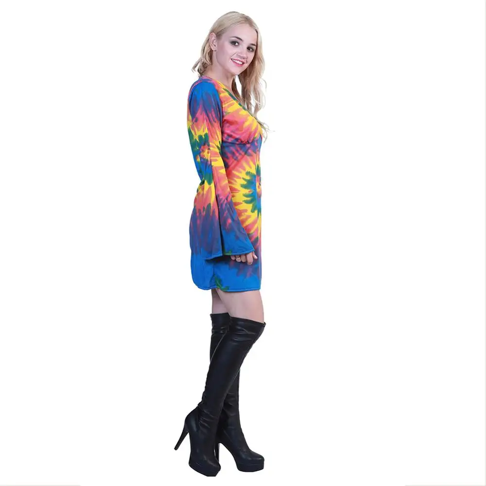 Женские туфли в стиле ретро 60s 70 хиппи для костюмированной вечеринки Костюм на