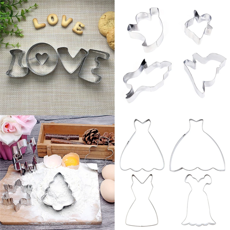 

Stainless Steel Cookie Mold Shape Cake Fondant Mold Cookie Cutter Kitchen Accessories By Hand Cookie Tools Cupcake Decorator