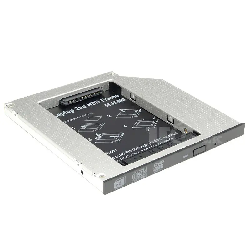 Универсальный переходник для установки второго жесткого диска 9 5 мм SATA 3 0 Slim III