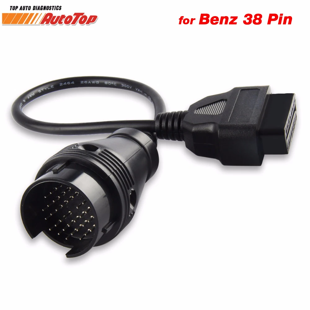 Диагностический кабель для Mercedes 38 Pin OBD OBD2 16 контактный разъем бд II диагностика OBDII