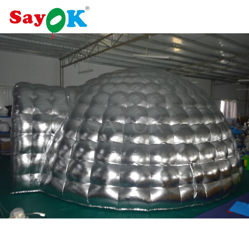 7 м Большая Надувная купольная палатка надувная igloo для мероприятия акция | Дом и