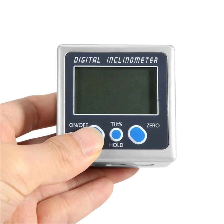 Digital Protractor Inclinometer Angle Level Box With Three Magnets Base Electronic 360 Gauge Meter | Инструменты