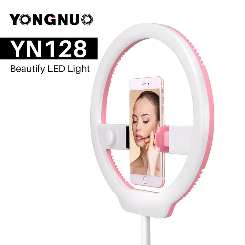 YONGNUO YN128 камера видео светодиодный свет 3200 K 5500 студийное кольцо с фотографией