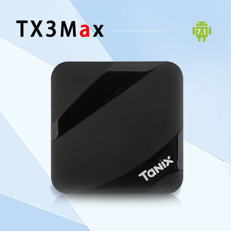 TX3 Max умный ТВ Box Android 7 1 телеприставки HDMI 2 0 H.265 4 K Media Player Amlogic S905W GB 16 Bluetooth PK x96