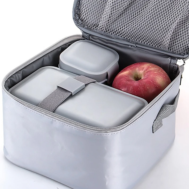 Двухслойный комплект контейнеров для завтрака Bento Box с суповой чашей портативный термальный изолированный пищевой контейнер Microwavable