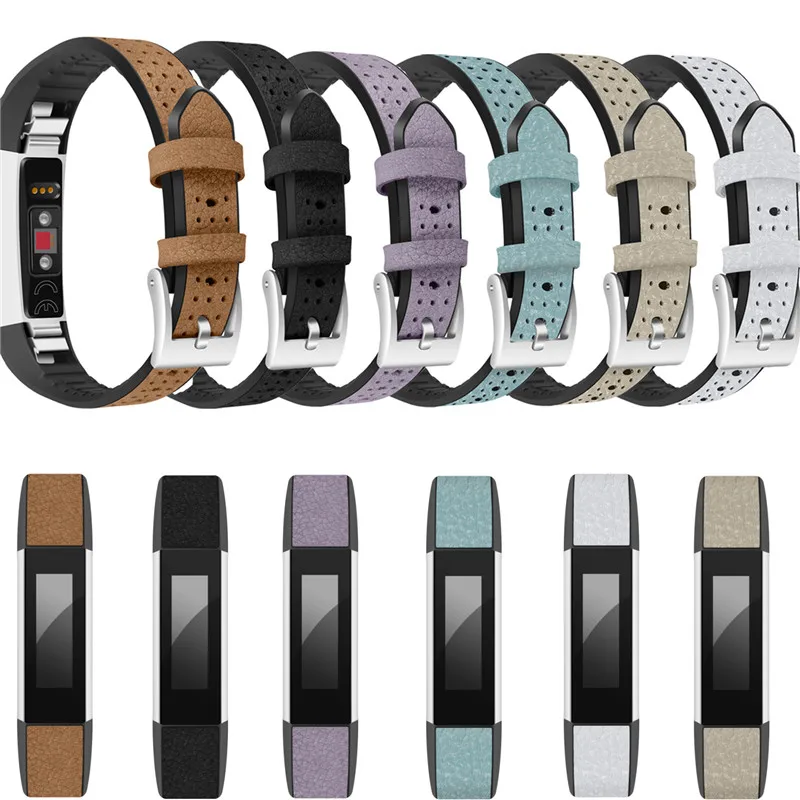 Смарт часы для Fitbit заряд 2 из натуральной мягкой кожи ремни браслет классического