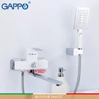 Смеситель для ванны GAPPO, современный кран для раковины, кран Водопад из латуни