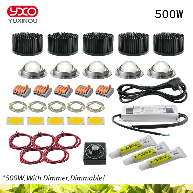 100 Вт 200 300 CREE CXB3590 COB LED Grow Light DIY модуль полный спектр Светодиодная лампа для
