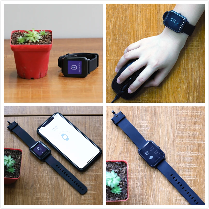 Оригинальные Huami Youth Edition Amazfit Bip Смарт спортивные часы Mi Fit IP68 Водонепроницаемые GPS