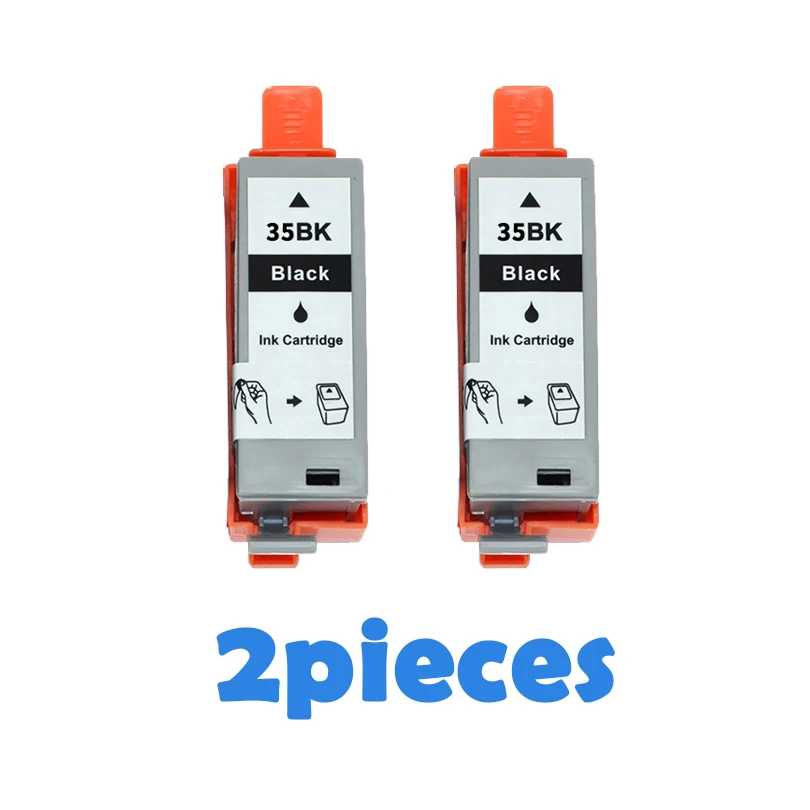 Картриджи черные совместимые с принтерами Canon PGI35 Pixma IP100B IP100 mini 260 320 2 шт.|ink cartridge|ink