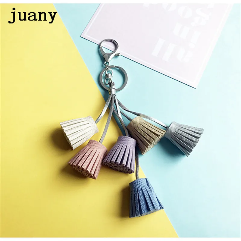 Модные ювелирные изделия кожаный брелок с кисточкой сумка Шарм брелок-Шарм кожа |