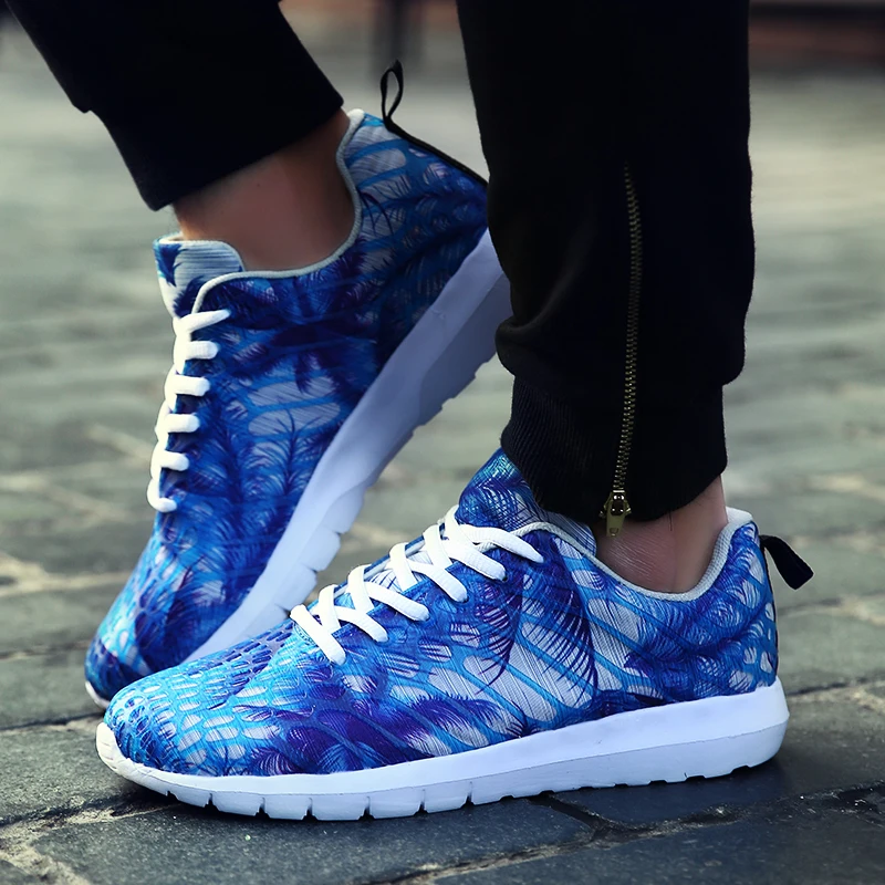 

Spring Autumn Mens Trainers Sneakers Casual men Shoe Breathable Mesh Boy Shoes Fashion Flats Male Leisure Camouflage Couple Shoe