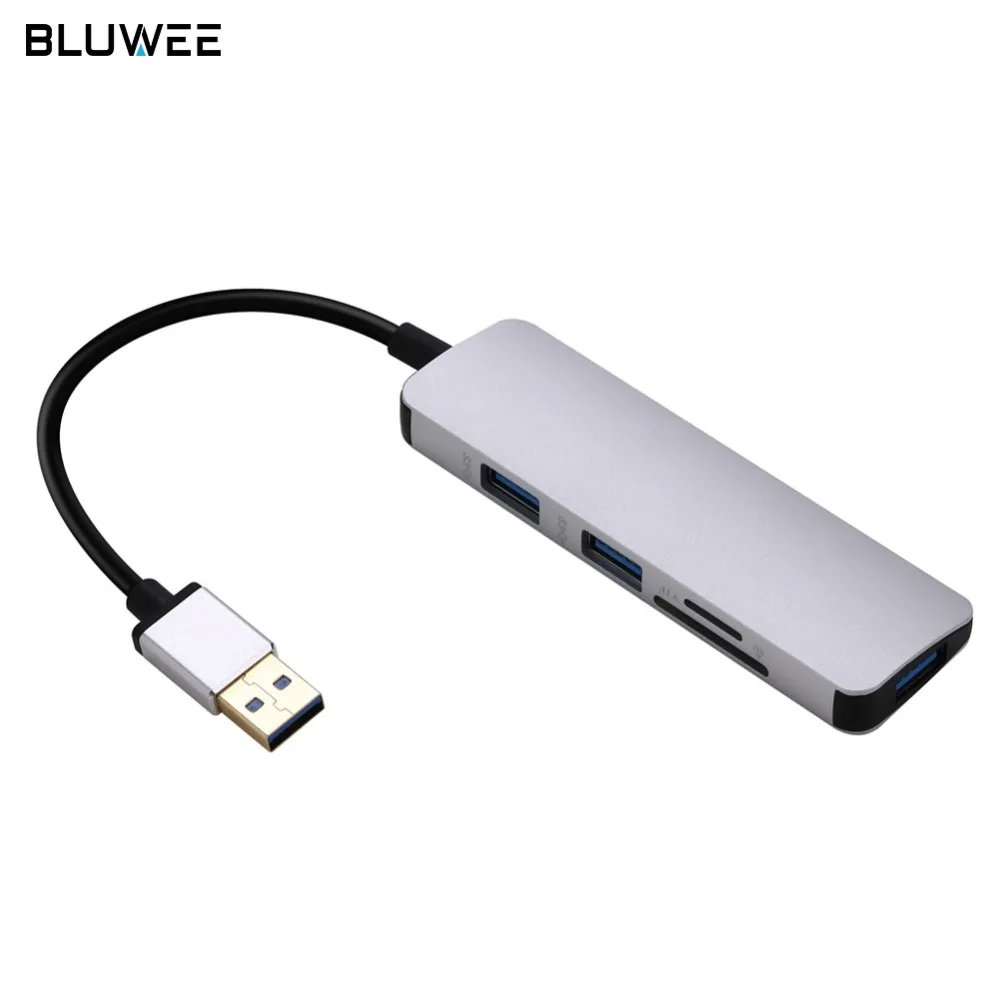 Ультратонкий алюминиевый USB 3 0 концентратор адаптер конвертер с портами и SD/TF