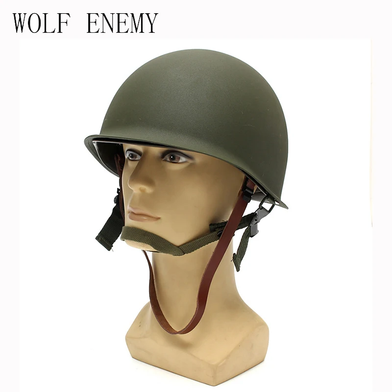 

New Hot Sale High Quality Universal Portable Military Steel M1 Helmet Tactical Protective Army Equipment Field Green Helmet