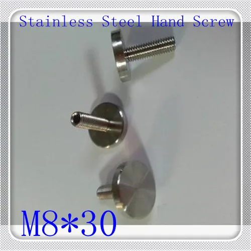 

10pcs/lot High Quality Stainless Steel M8*30 Hand Tighten Screw