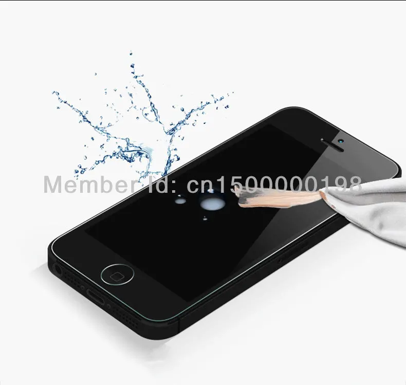 Ультратонкий защитный чехол из закаленного стекла для IPhone X 8 7 4 4s 5 5S 5C SE 6 S Plus plus