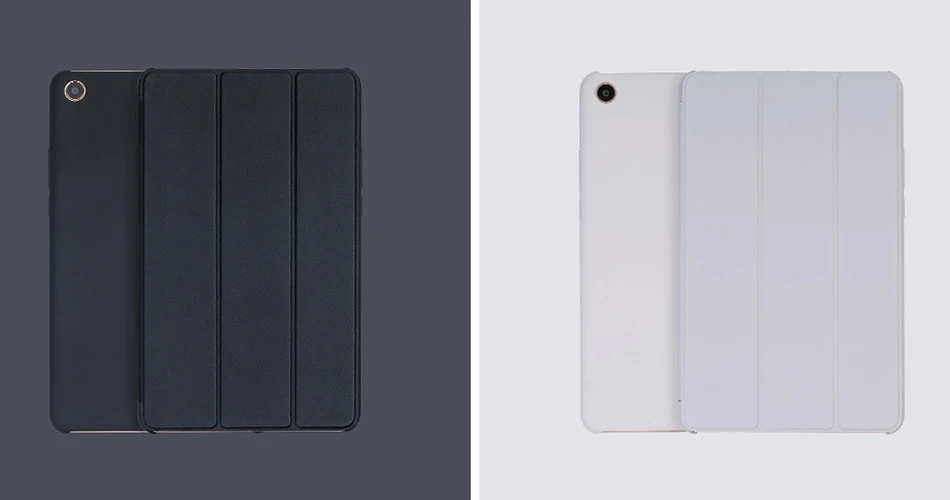 Xiaomi mi Pad 4 Чехол Smart Wake черный/серый чехол Smart Flip Protecter PC сумка+ PU материал для Xiao mi Pad 4