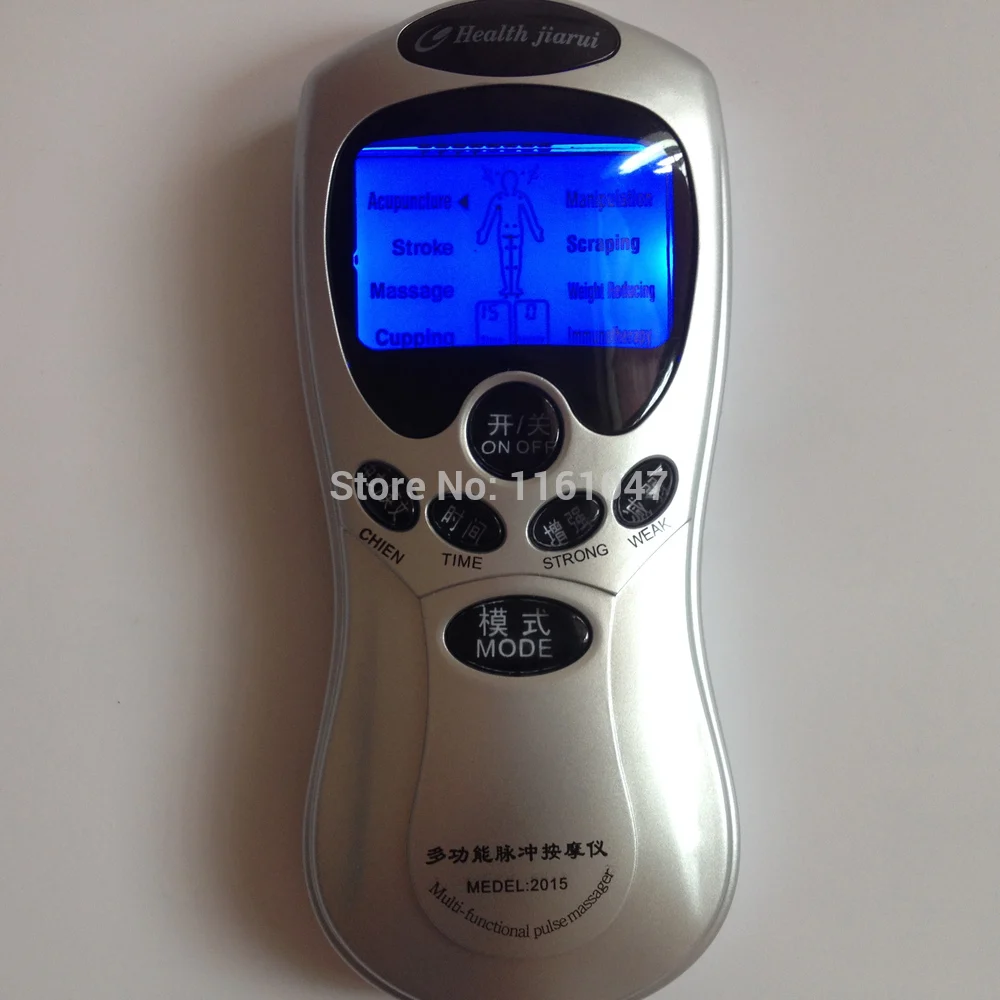 Массажер с двойным входом цифровой терапевтический аппарат массажер для тела 8