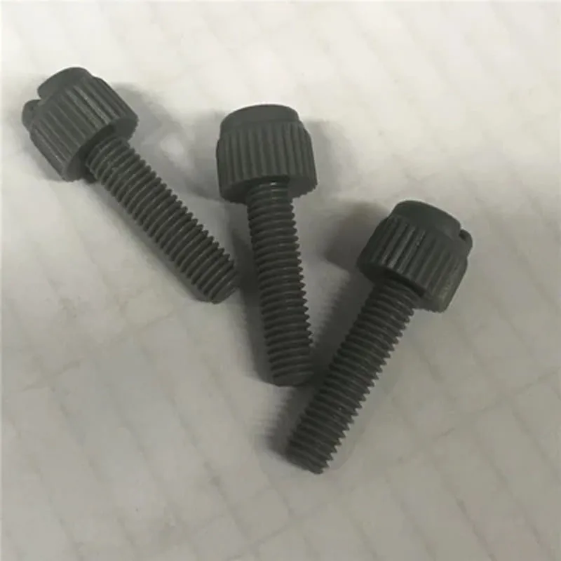 

20pcs M5 PVC Knurled Hand unscrewing One word Screw Acid and alkali resistant preservative Plastic screws 10mm-25mm Length