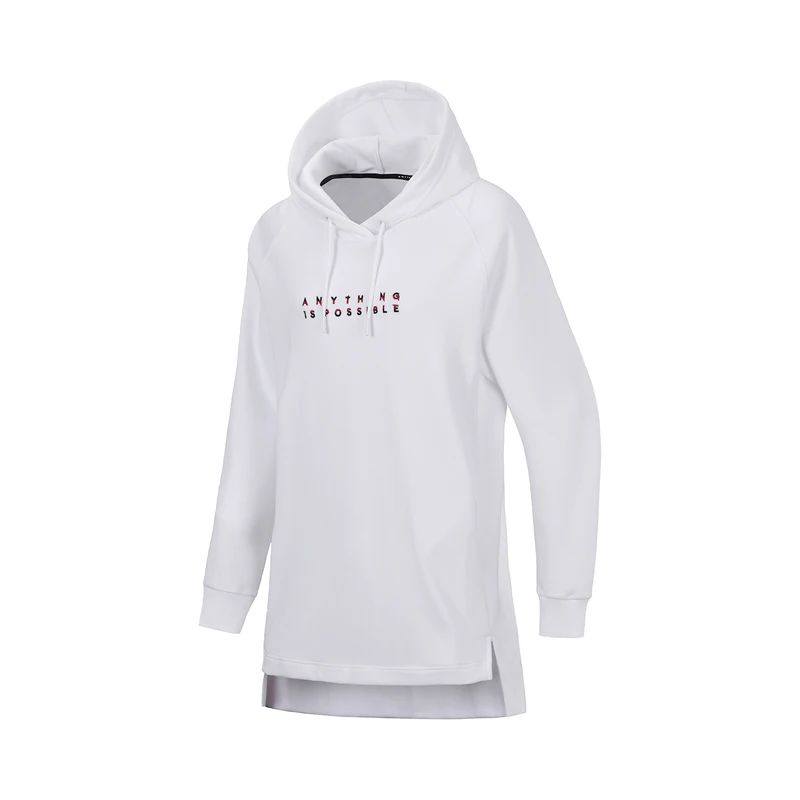 Li-Ning женские спортивные трикотажные свитера-худи для фитнеса удобные свитера с