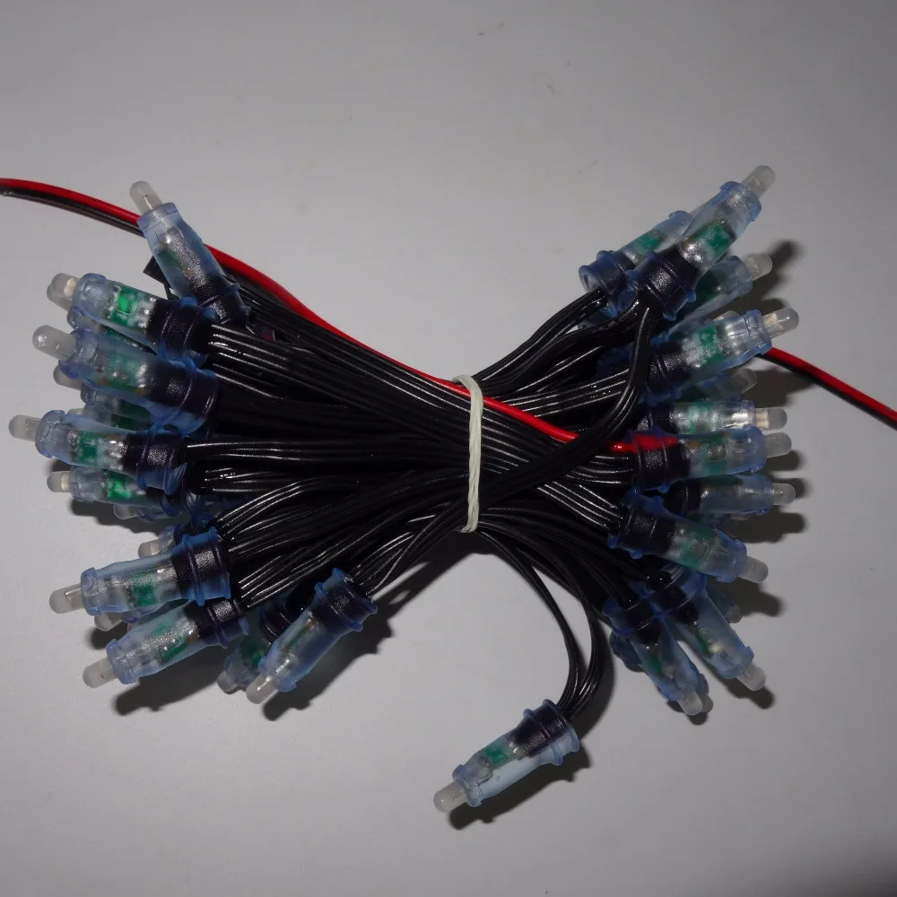 WS2811-F55 мм круглая шляпа с полным спектром rgb Вход 5 в постоянного тока IP6850 шт.