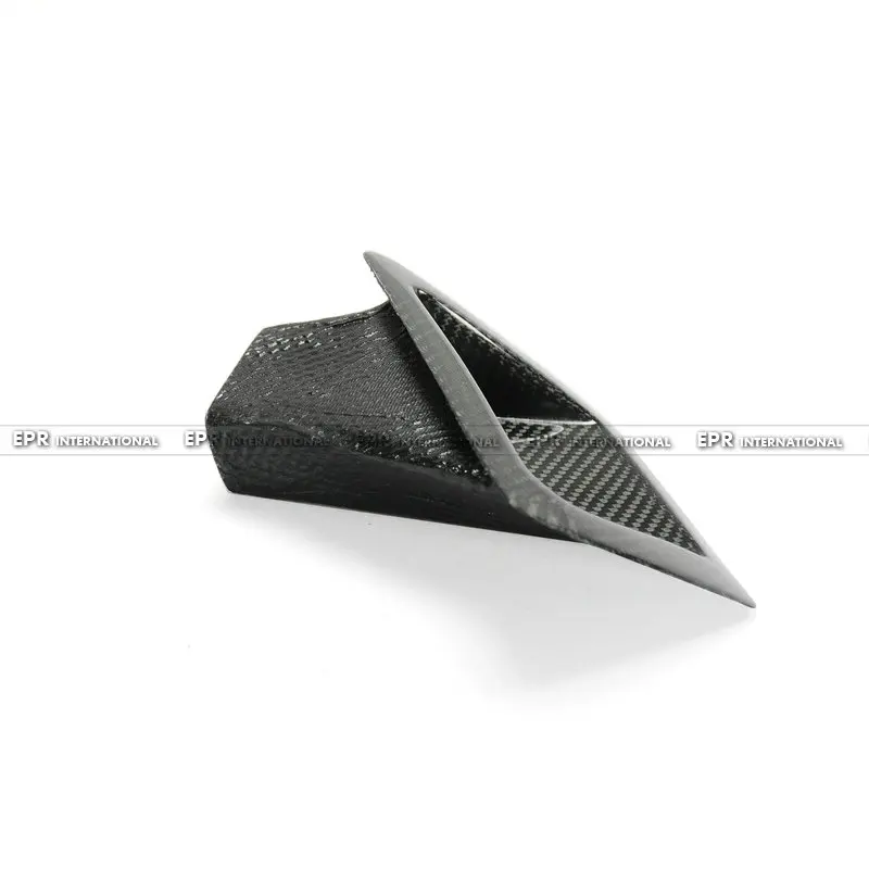 Car-styling Carbon Fiber Front Bumper Duct Set Glossy Fibre Finish Air Vent Accessories Racing Trim Fit For Nissan 370Z Z34 | Автомобили и
