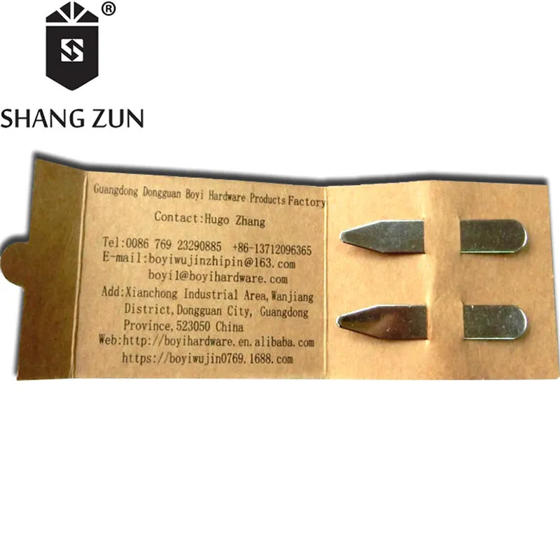 SHANH ZUN 2 шт. модный металлический воротник из нержавеющей стали дюйма |