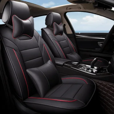 Car Seat Cover High Quality Customized Automobiles Covers Comfortable Breathable Leather Potector 1 Set | Автомобили и мотоциклы