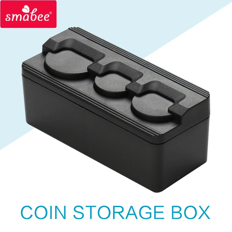 Smabee Автомобильный держатель для монет, свободный сменный ящик для хранения, может вместить бардачок, лоток, коробка для хранения, авто стиль