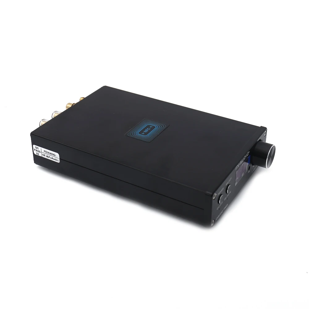 FX аудио D802C беспроводной Bluetooth вход USB/AUX/оптический/коаксиальный чистый цифровой аудио усилитель 24 бит/192 кГц 80 Вт+ 80 Вт OLED