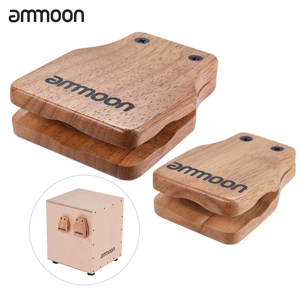 Ammoon большой и средний 2 шт. Cajon Box Аксессуар для барабана кастеты ручных