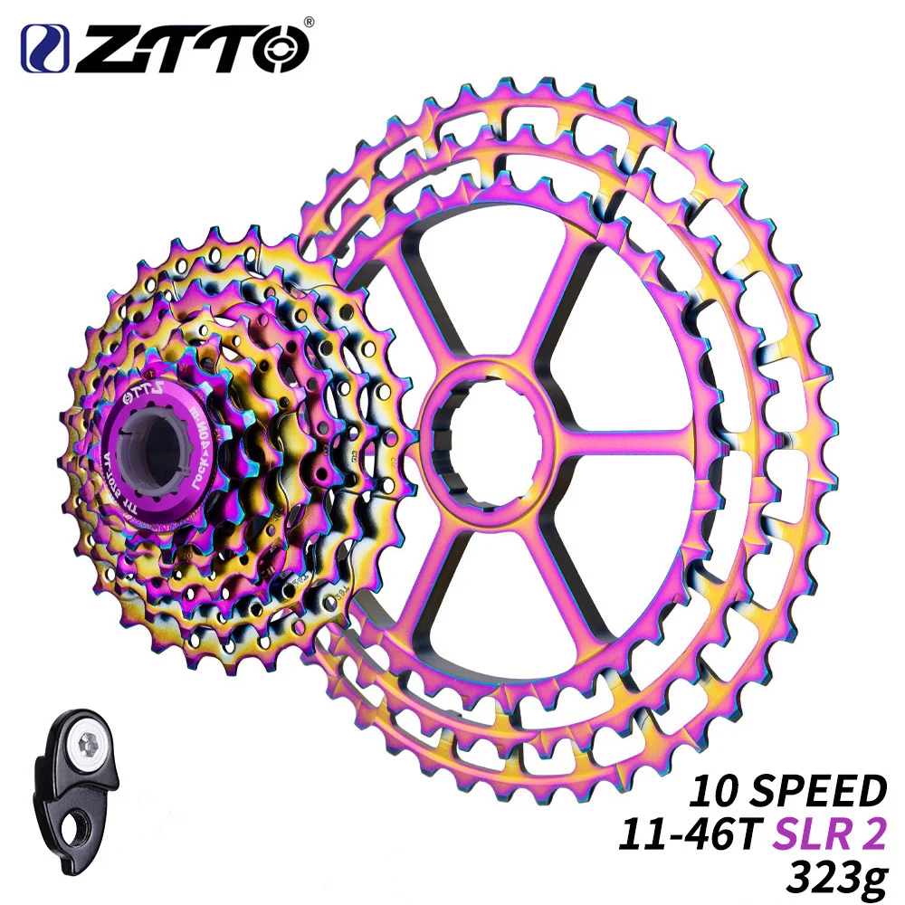 Ztto MTB 10 скоростная кассета Сверхлегкий велосипедная обгонная муфта 11-46 t широкого соотношения Звездочка велосипеда части для Shimano X0 X9 X7 M610 M781 M786