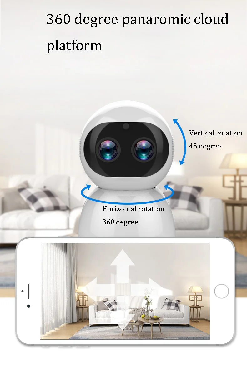Новейшая Беспроводная дистанционная Wi-Fi камера IP Cam Детский плюшевый монитор домофон H.264 IR ночное видение спикер панда PC наблюдение