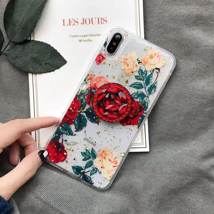 A4 Роскошный прозрачный блестящий чехол с бриллиантами для iphone X, XR, XS, 11 Pro, MAX, 7, 8 plus, 6 S, для samsung S10, S8, S9, Note - Цвет: A4