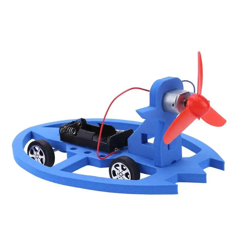 Electric Wind Powered Car EVA model DIY Assembly Toy Kid Science teaching aid Educational Learning Experiment Toys Children STEM |