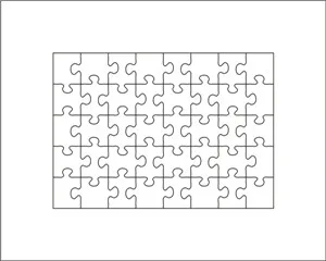 

A5-40PCS-головоломка толщиной 23,8 мм