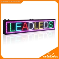 76 2 x 15 2 x 5 5 cm led display screen rgb full color led sign programmmable scrolling messag led advertisement sign indoor