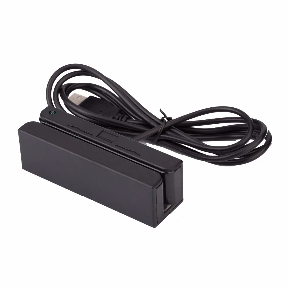 Универсальный считыватель магнитных карт MSR100 полосатая USB лента с 3 дорожками для